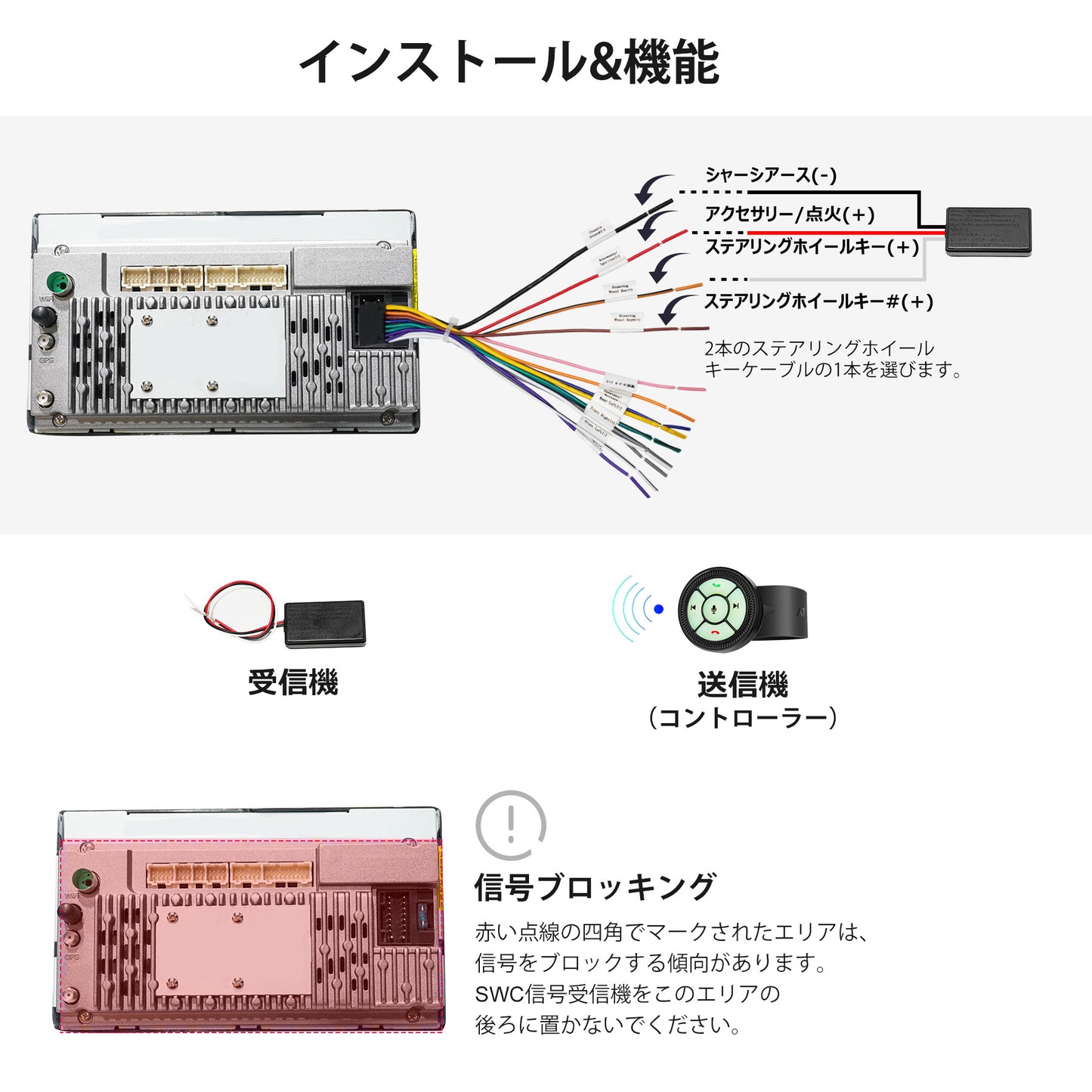 AC-44F8 ステリングリモコン
