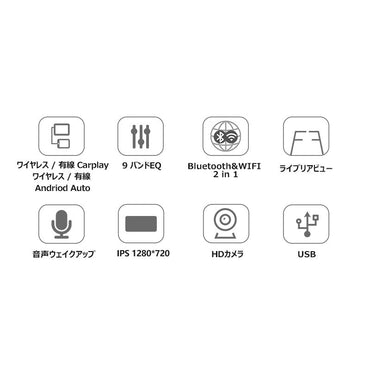 F7G209WE 9インチ 2DIN カーナビ