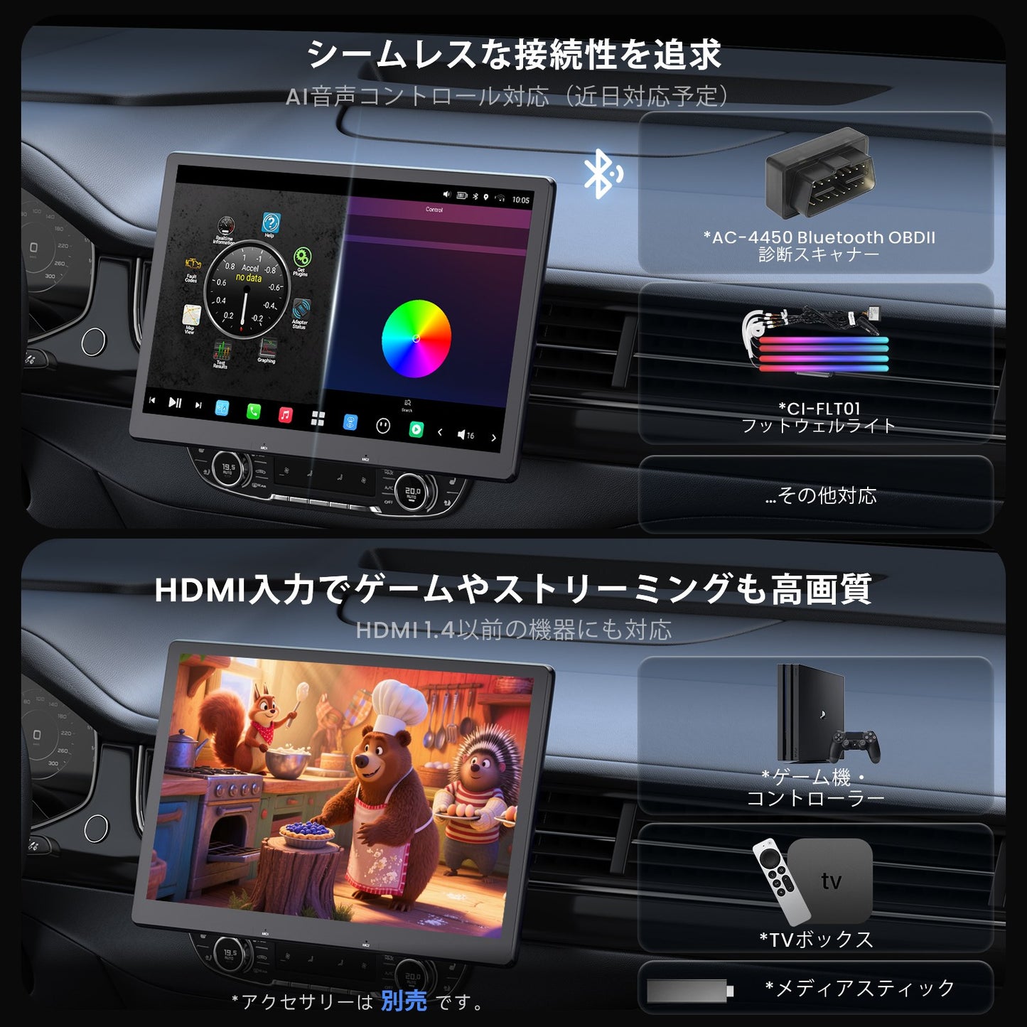 X10G229E 12インチ 8G+128G Androidカーナビ