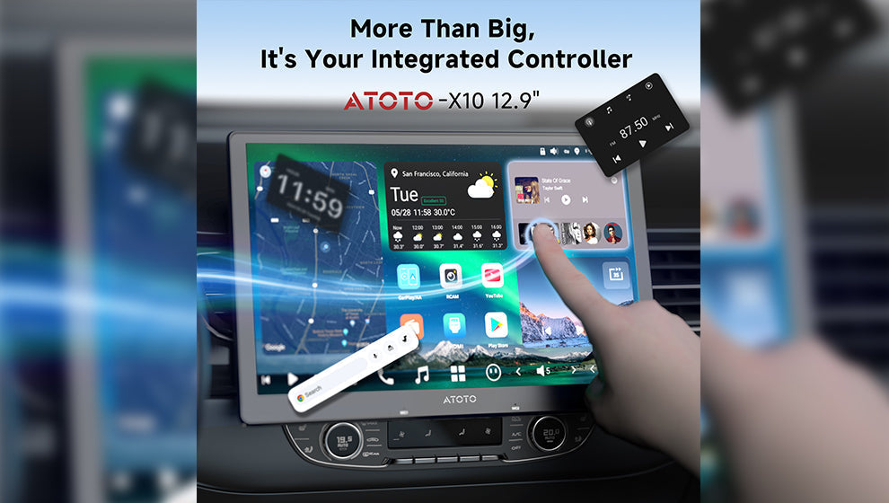 ATOTO X10 シリーズ 12.95＆ 12.5インチ大画面モデル 新登場！