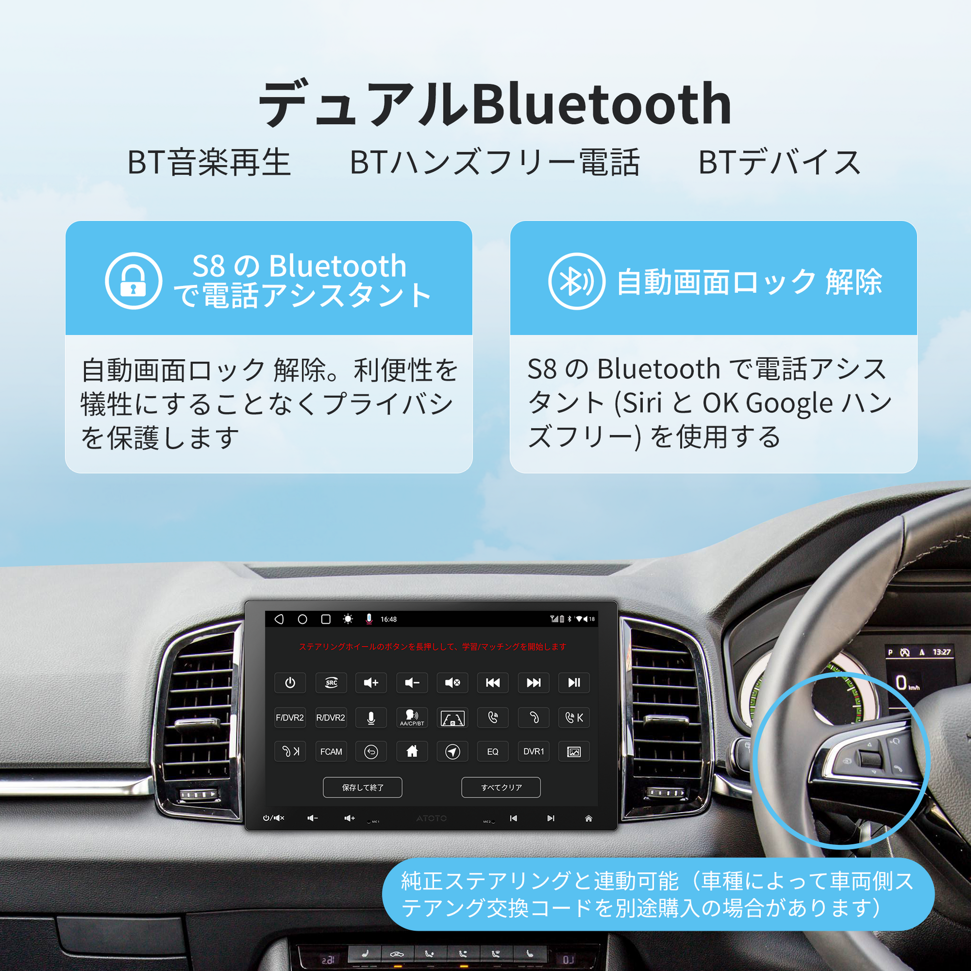 ATOTO X10 (10.1インチ) X10G211E 10.1 インチ 8G+128G 2DIN カーナビ – ATOTO JP Store