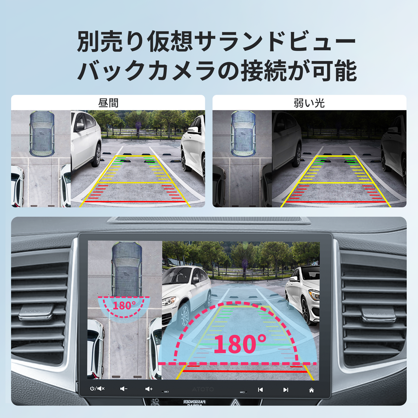 S8G1104MX-A 10.1インチ 4G+32G 1DIN &2DIN フローティング