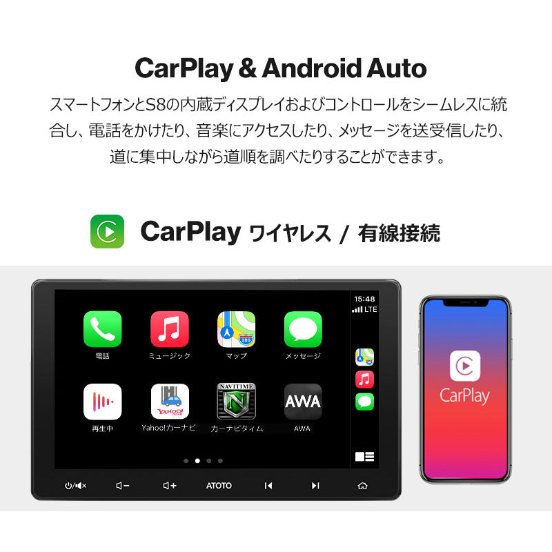 S8U2118PR  10.1インチ  4G+64G   2DIN