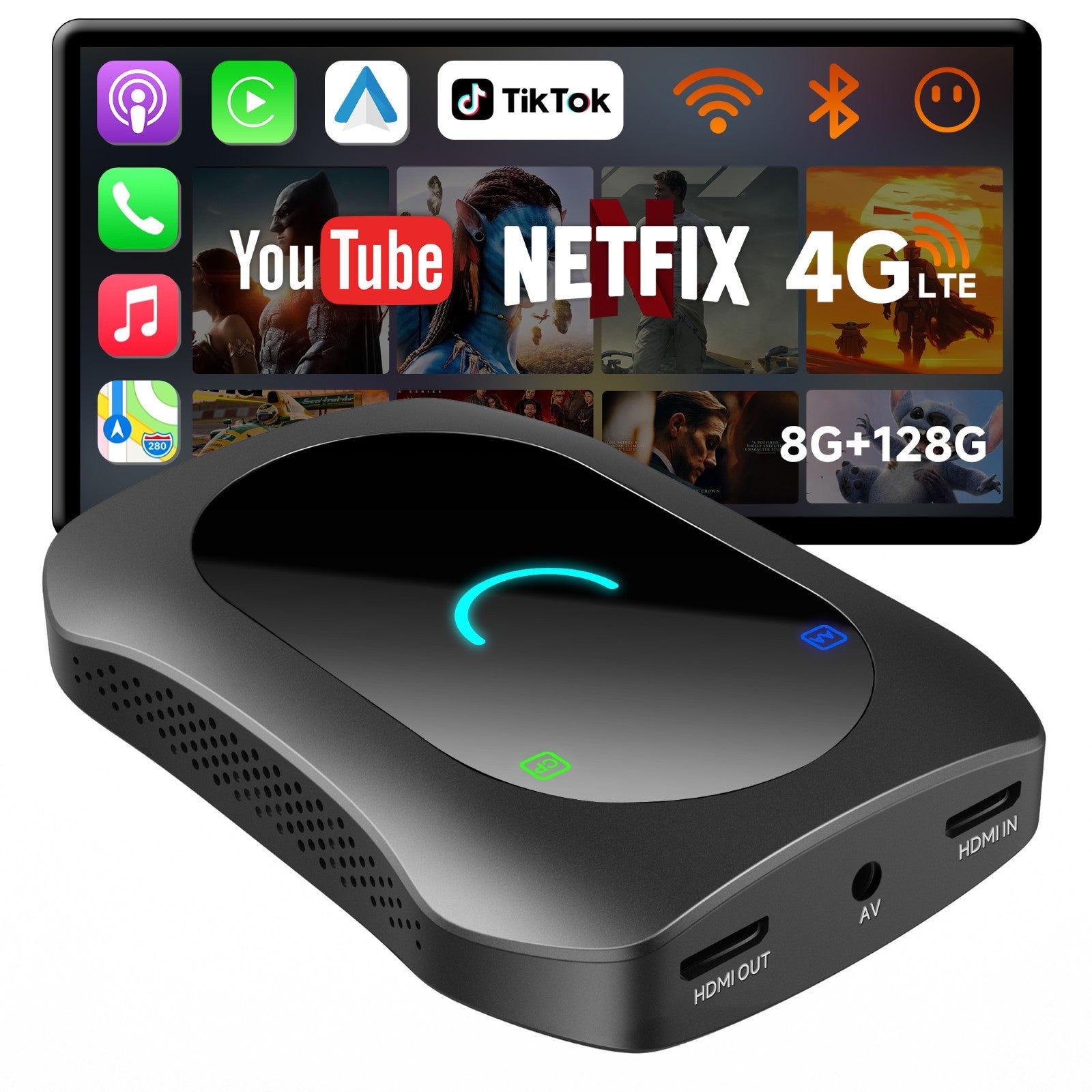 ATOTO AIボックス ChatGPT搭載 4G LTE 4GB+64GB ATOTO AIボックス ChatGPT搭載 4G LTE 4GB+64GB CB6A Carplay AI Box 4GB+