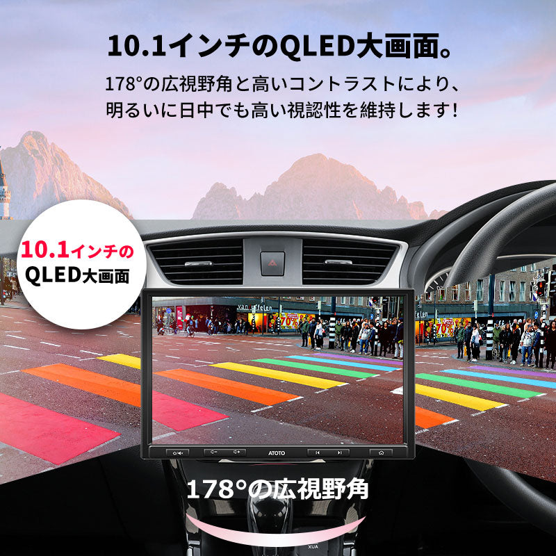 S8G1104PR-A 10.1インチ 4G+32G 1DIN &2DIN フローティング