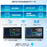 X10G211E 10.1 インチ　8G+128G 2DIN