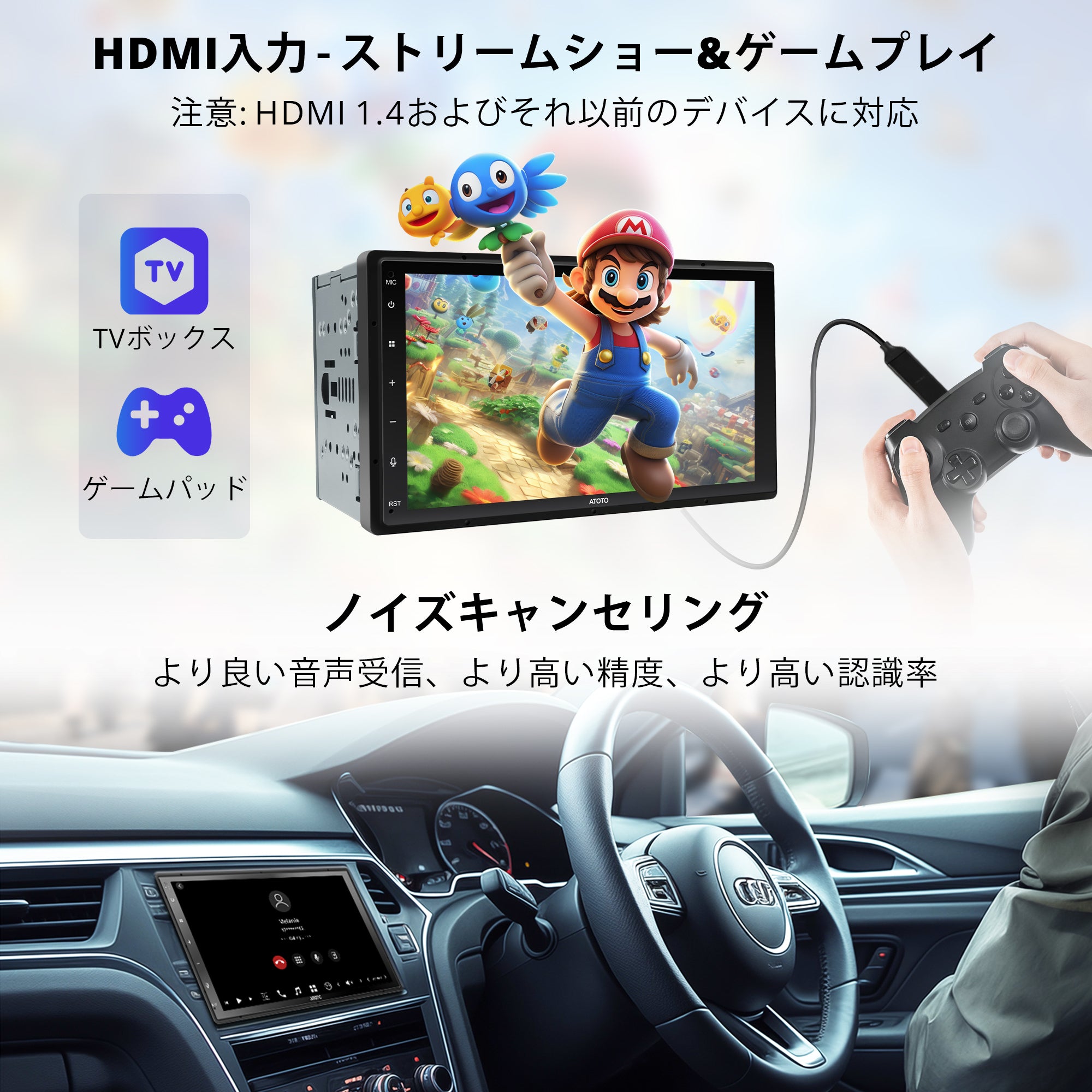 X10G2B7E 7インチ 8G+128G 2DIN カーナビ – ATOTO JP Store 公式店