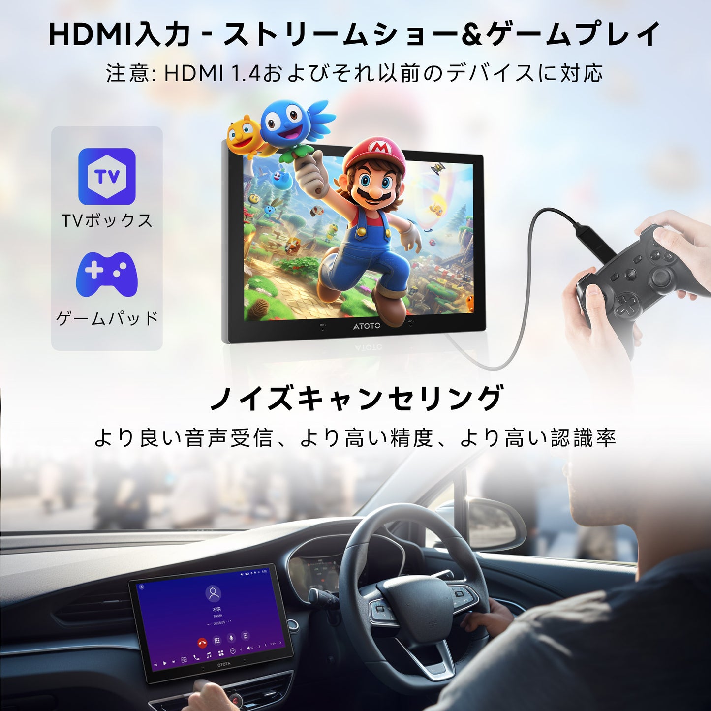 X10G211E-J-R3 10インチ Android 13 カーナビ 前後録画カメラ付き