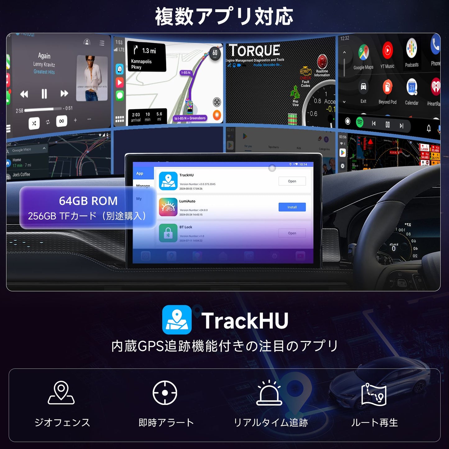 CB6A Carplay AI Box 4GB+64GB　　　