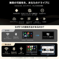 A5LG110PT 10.1インチ QLED フローティング CarPlay/Android Auto カーナビ 2G+32G
