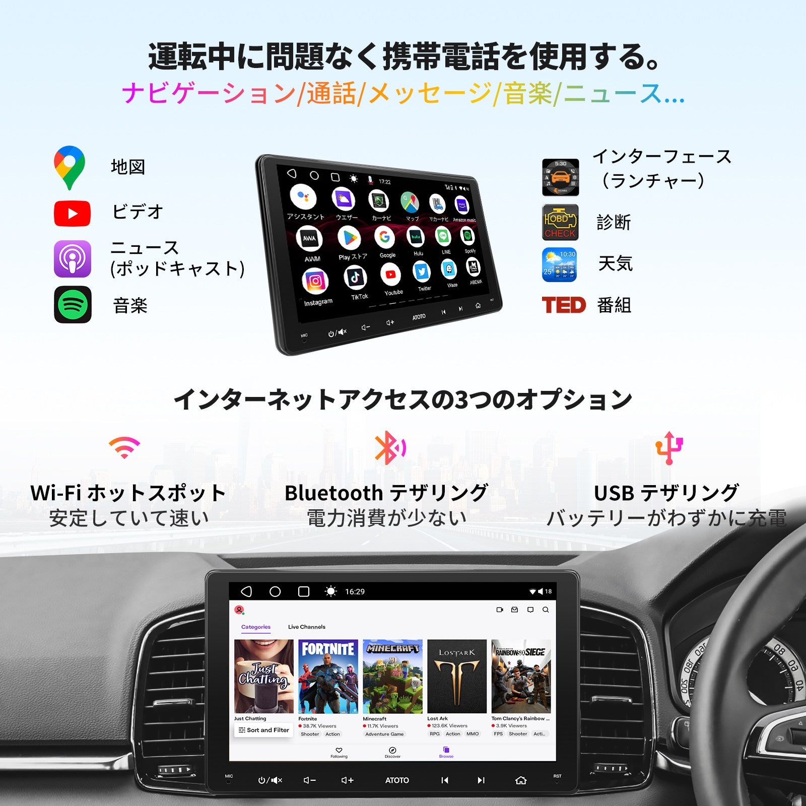 A6G209PF   9 インチ　2G+32G  2DIN