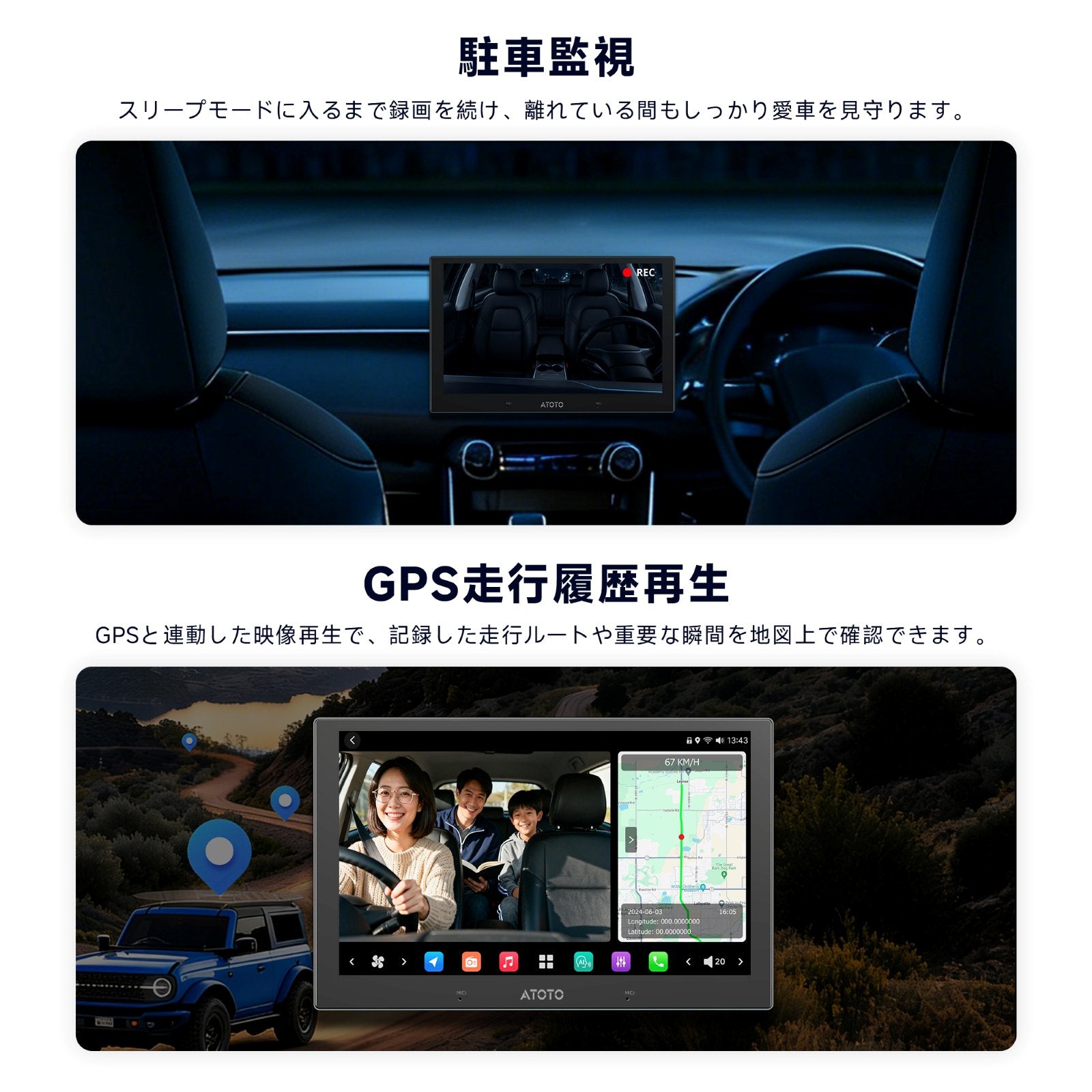 AC-HN9CBV1 AHD 1080P 後方向き車内カメラ V10シリーズ専用 – ATOTO JP