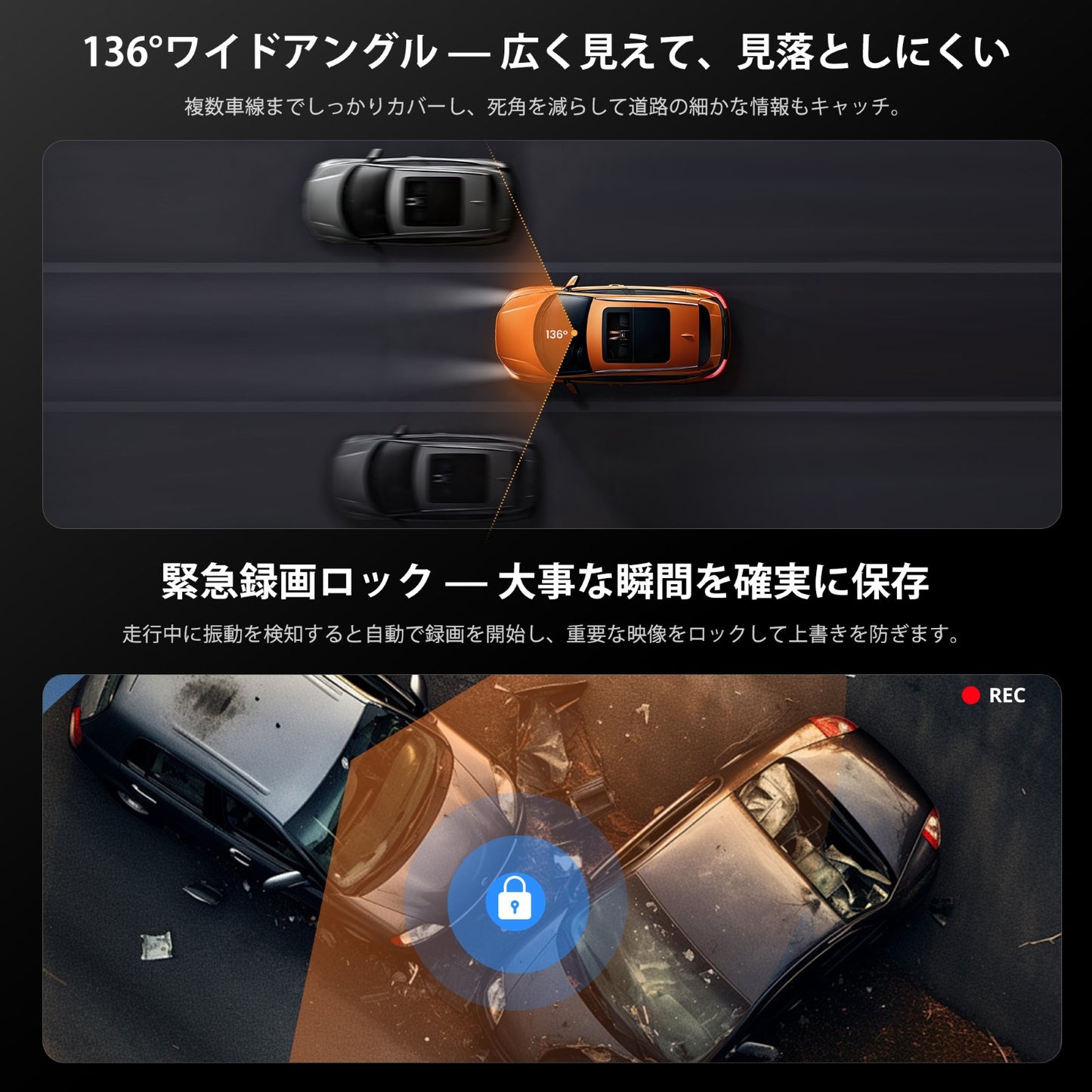 AC-HN9FR AHD 1080P 前方ドライブレコーダー