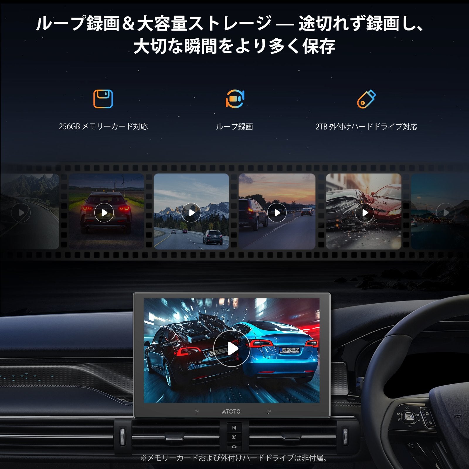 AC-HN9FR AHD 1080P 前方ドライブレコーダー V10/S84Gシリーズ専用