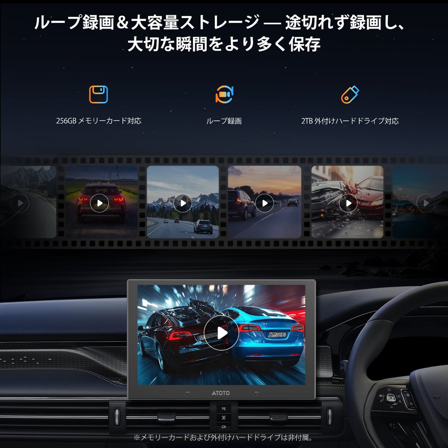 AC-HN9FR AHD 1080P 前方ドライブレコーダー