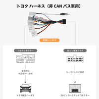 AC-ITY10 トヨタ ダイハツ専用 電源コード(20PIN)