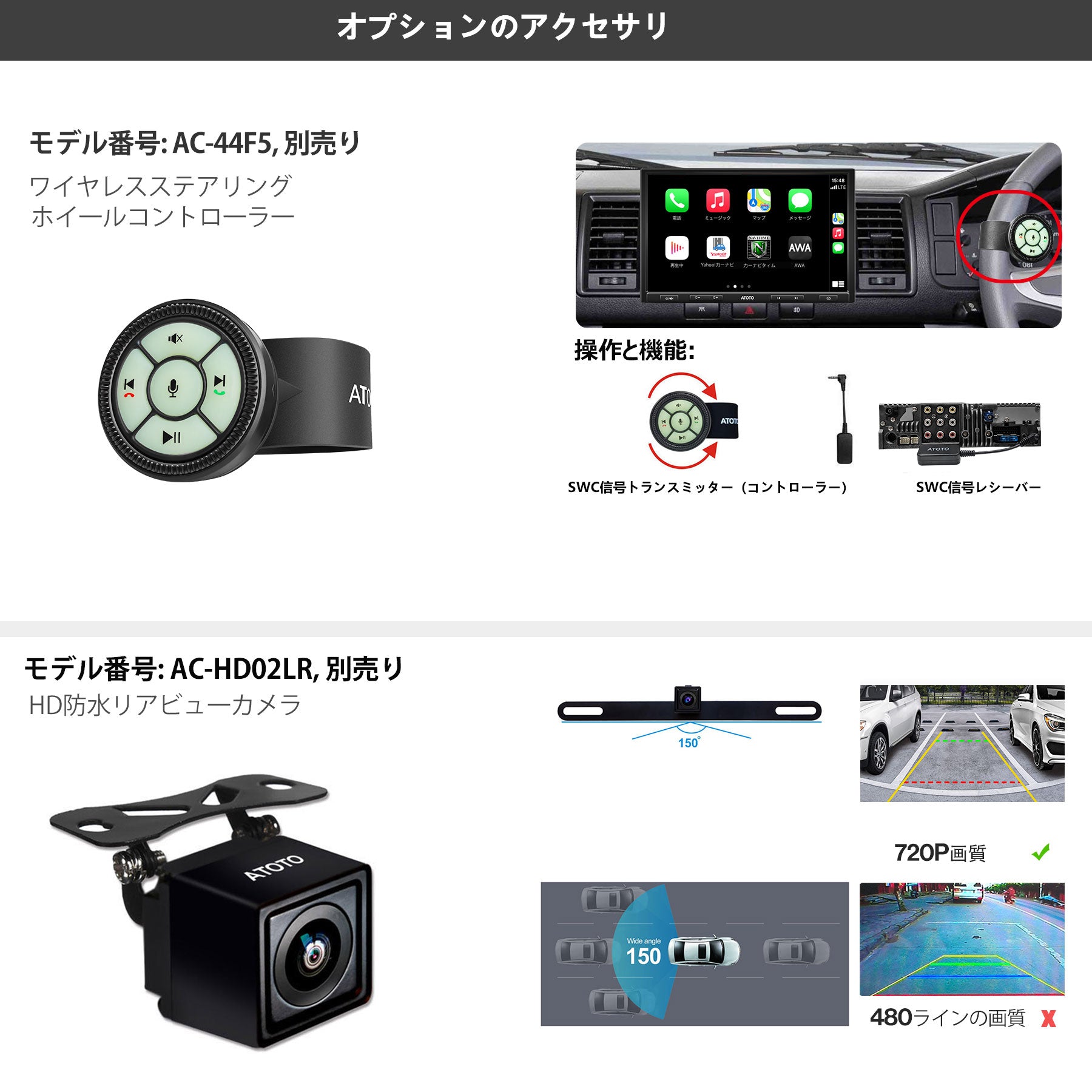 ATOTOMOVE　A6G110PF 10.1インチ カーナビ　ATOTO ATOTO A6PF 10.1型QLED ディスプレイオーディオ｜1Din/2Din対応
