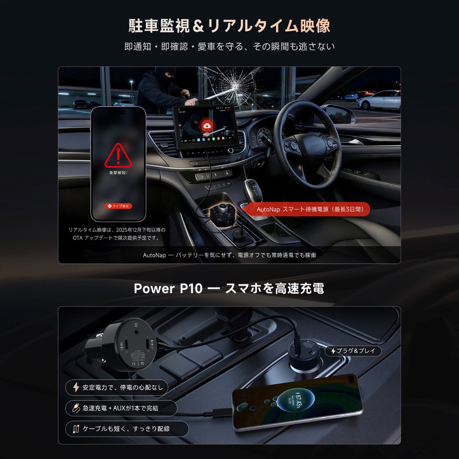 P1009M2M 9インチ QLED Androidポータブルナビ – ATOTO JP Store 公式店