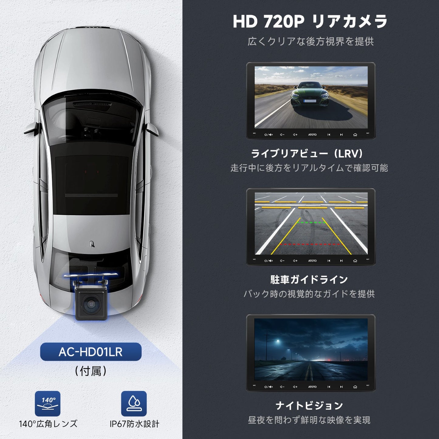 S8G2094MS-A-S01-P3 9インチ4G+32Gカーナビ720Pバックカメラ付き