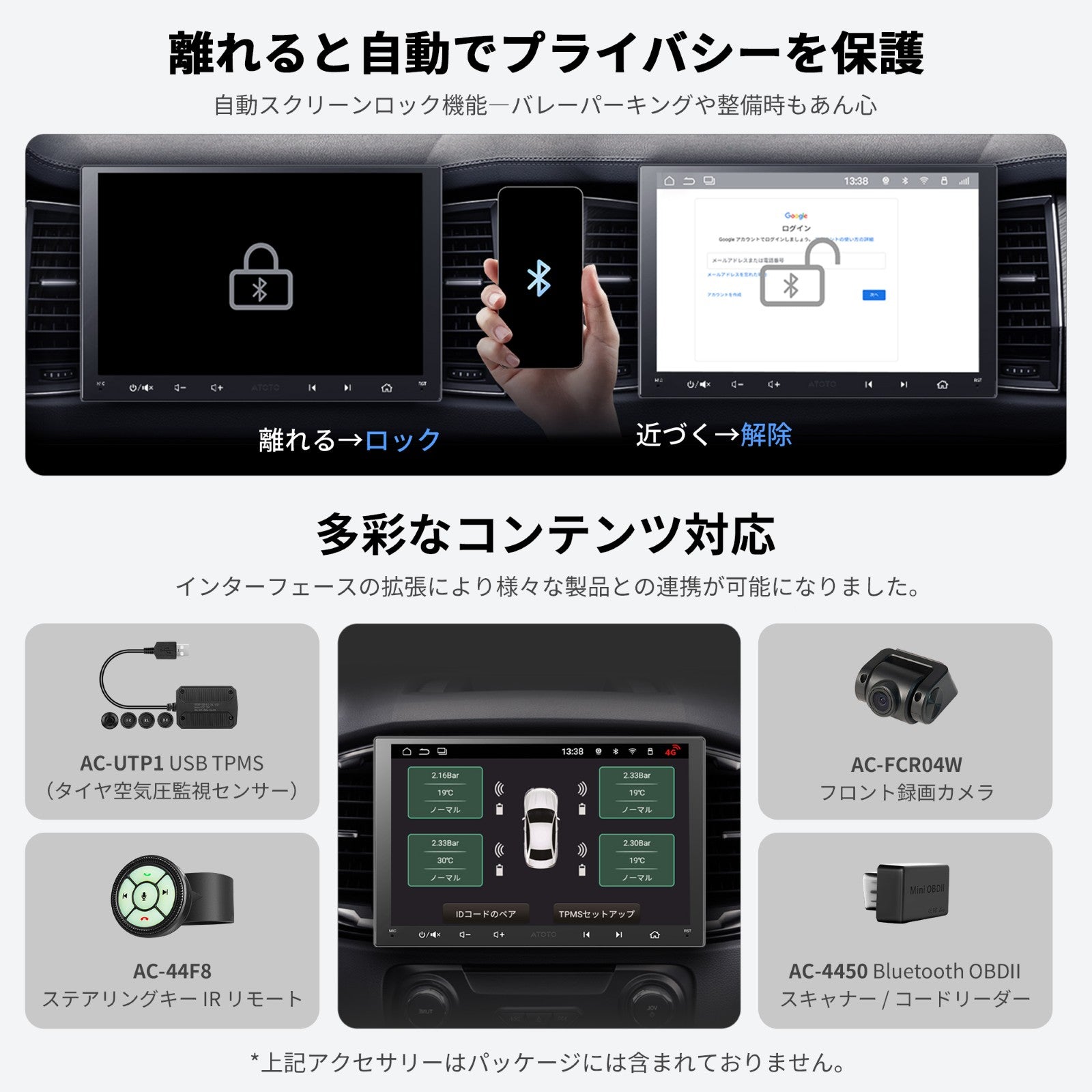 S8LG211KSD 10インチAndroidカーステレオ 4GB+ 64GB – ATOTO JP Store