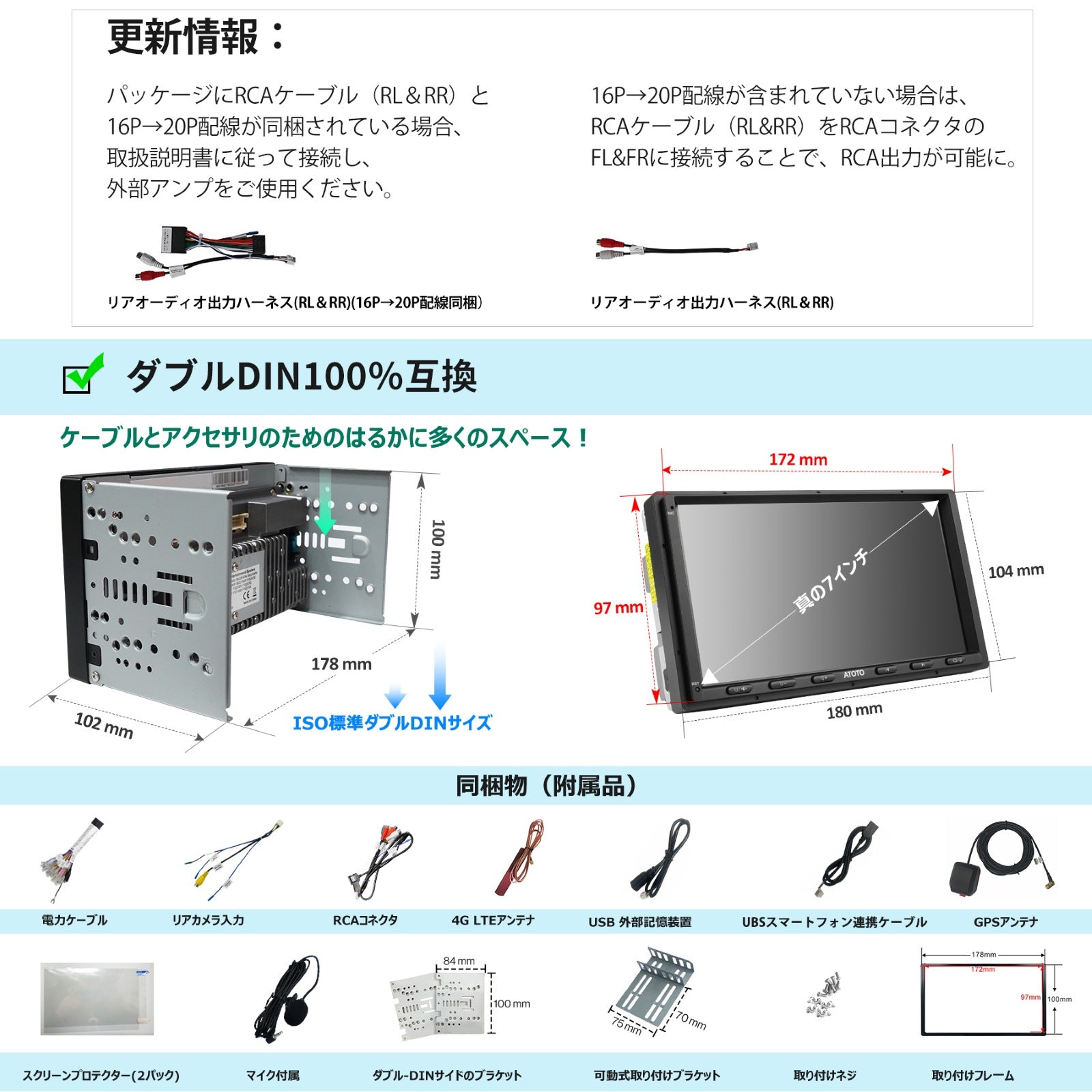 〔中古〕ATOTO公式 S8 カーナビ 7インチ s8g2a74ms S8G2A74MS-A 7インチ 4G+32G 2DIN カーナビ – ATOTO JP Store 公式店