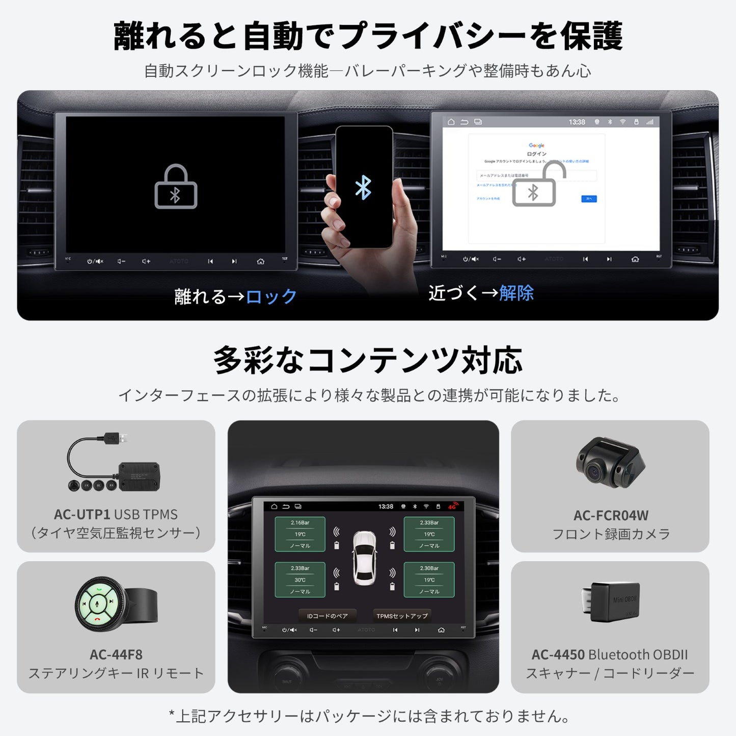 S8LG209SD 9インチ QLED Androidカーナビ