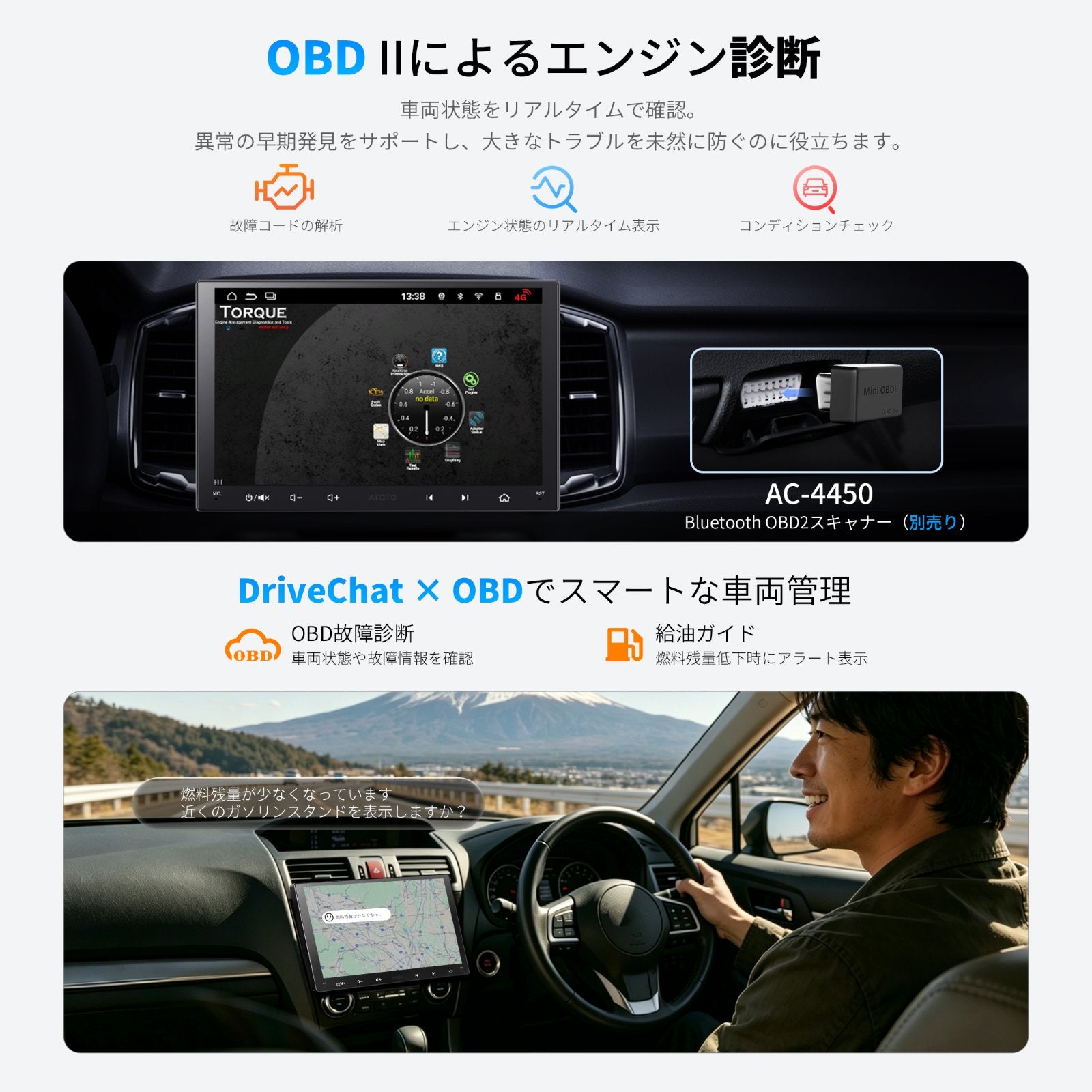 S8LG209SD 9インチ QLED Androidカーナビ – ATOTO JP Store 公式店