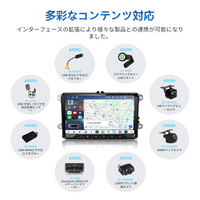 S8LVW09SD フォルクスワーゲン車種専用モデル 4G+64G 2DIN