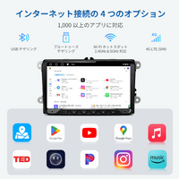 S8LVW09SD フォルクスワーゲン車種専用モデル 4G+64G 2DIN