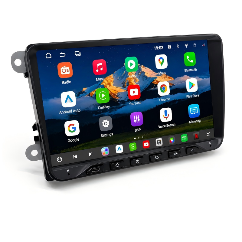 S8LVW09SD フォルクスワーゲン車種専用モデル 4G+64G 2DIN