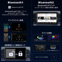 X10G209E 9インチ 8G+128G 2DIN Android 13 カーナビ