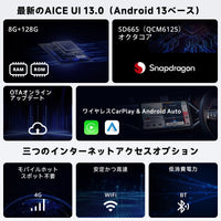 X10G209E 9インチ 8G+128G 2DIN Android 13 カーナビ